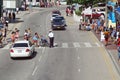 Uniformed police officer on Grand Cayman