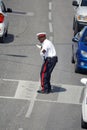 Uniformed police officer on Grand Cayman