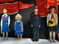 Uniforms of pioneers from the Ceausescu era, Romania