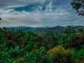 Keokradong Mountain in Bangladesh.One of the higest peak in Asia. Royalty Free Stock Photo