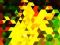 A unimaginable colorful geometric pattern of designing shapes of rectangles Royalty Free Stock Photo