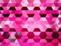 An unimaginable digital design of colorful shapes of triangles Royalty Free Stock Photo