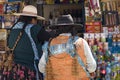 People in Copacabana, Bolivia