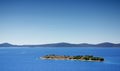 Uninhabited island in the sea, Croatia Dalmatia