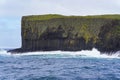 The isle of Staffa in Scotland Royalty Free Stock Photo