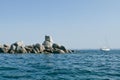 The uninhabited Lavezzi islands near Bonifacio, Corsica, France Royalty Free Stock Photo