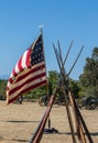 Union Army Camp Royalty Free Stock Photo