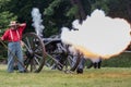 Union Cannon Firing