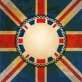 Union jack and border Royalty Free Stock Photo