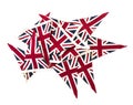 Union Jack Flag Bunting Royalty Free Stock Photo