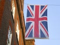 Union-Jack flag city of London Royalty Free Stock Photo