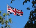 Union Jack Flag Of Great Britain Royalty Free Stock Photo