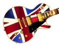 Union Jack Flag Guitar