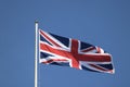 Union Jack Flag on Mast Royalty Free Stock Photo