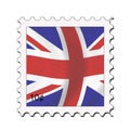 Union jack stamp Royalty Free Stock Photo