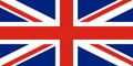 Union Jack. United Kingdom flag. Red cross on combined red and w