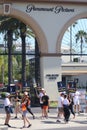 Union members walk the picket line in support of the SAG-AFTRA and WGA