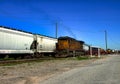 Union Pacific # 9309 at Pensacola CSX train yard Royalty Free Stock Photo