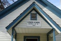 Union School Built in 1867 - WA Royalty Free Stock Photo