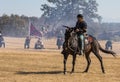 Union Scout Under Fire Royalty Free Stock Photo