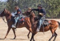 Union Scouts fight Back Royalty Free Stock Photo