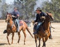 Union Scouts fight Back Royalty Free Stock Photo