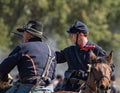 Union Scouts fight Back Royalty Free Stock Photo