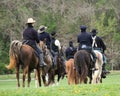 Union Soldiers - Civil War Reenactment Royalty Free Stock Photo