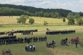 Union soldiers at Gettysburg Royalty Free Stock Photo