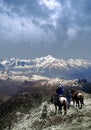 Union soldiers in the mountains