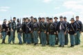 Union Soldiers Ready Royalty Free Stock Photo