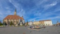 Union Square, Cluj-Napoca, Ardeal, Transylvania, Romania Royalty Free Stock Photo