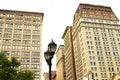 Union Square street lamp, New York Royalty Free Stock Photo