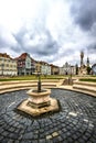 Timisoara`s Union square, Romania Royalty Free Stock Photo
