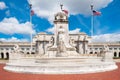 Union Station and the Colombus Fountain in Washington D.C. Royalty Free Stock Photo