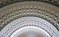 Union Station, Washington, DC-circa August 2016: Architectural Detail of a portion of the ceiling of the Amtrak station in DC