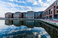 Union Wharf With Reflections off the Water in Baltimore, Maryland