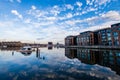 Union Wharf With Reflections off the Water in Baltimore, Maryland