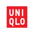 Uniqlo logo editorial illustrative on white background