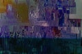 abstract digital design backdrop with tv glitch error