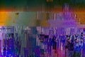 Abstract digital design backdrop with tv glitch error