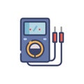 Unique Analog Multimeter Electrical Icon