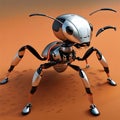 ant robot character design illustration Royalty Free Stock Photo