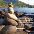 unique arrangement of rocks on the beach