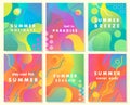 Unique artistic summer cards