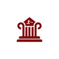 Unique attorney logo template