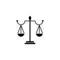 Unique attorney logo template