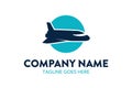 Unique aviation and marine logo template