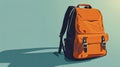 Unique Backpack Concept with Double Storage Space Royalty Free Stock Photo
