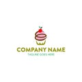 Unique bakery logo template. vector. editable